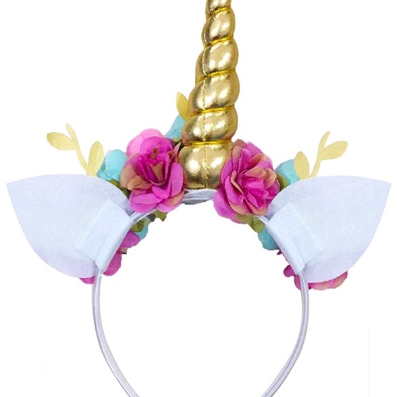 Unicorn 🦄 FLOWER HEADBAND festival ITEM  *NWT* - Picture 8 of 8